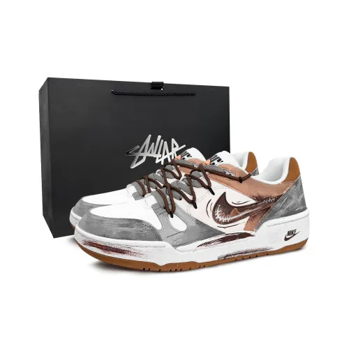 Nike Full Force Low Топ Скейтборд Кроссовки Мужские Серые