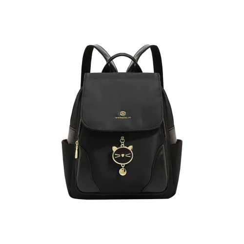 SMILE FOCUS Microfiber Synthetic Leather Backpack Regular Women's