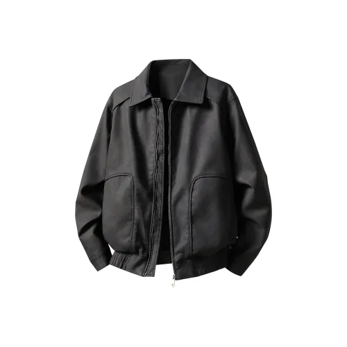 RIEZU Мужские кожаные куртки