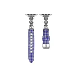 Серебряные пуговицы, синяя клетка