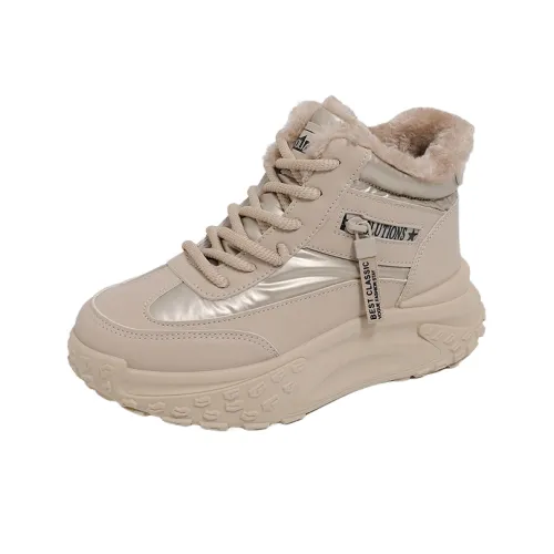 LINGWUZHE Короткий MID Голень Мартин Ботинок Женские