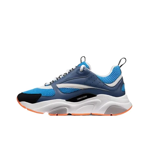 DIOR B22 Низкий Топ Повседневная Обувь Мужская Синяя