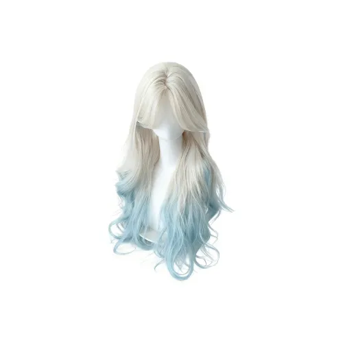 YOUXI Crushed Ледяной Большая волна Женская Перука