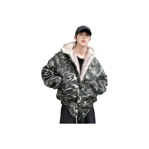 PODGORNOI Камуфляж Мужские Пуховики