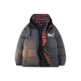 Серый с черной сеткой, капюшон