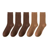 [5 упаковок] Коричневый 3 + Темно-коричневый 2