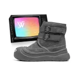 Серый с флисовой подкладкой