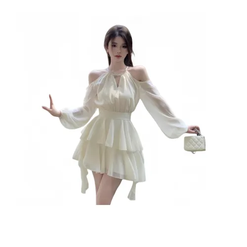 YICHAI Длинное платье с длинными рукавами женское