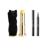 02 Черный Mimi Кокосовый зеленый + Кисть для подводки глаз Ручка 2 мл