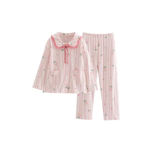 FENTENG Светло-розовый Женский комплект пижам