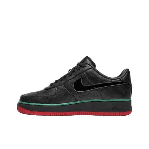 Nike Air Force 1 BHM Low Топ Скейтборд Кроссовки Мужские Черные