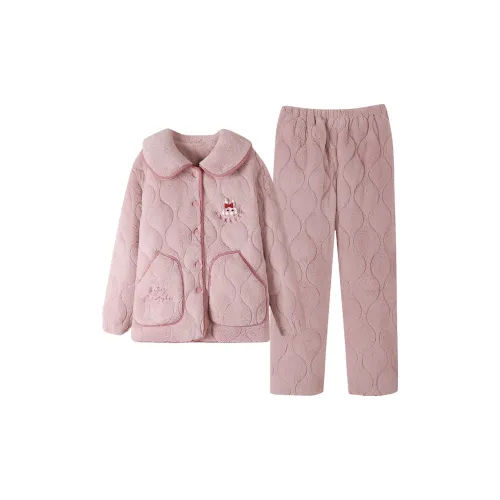 QIAONITONG Изображение Цвет Женский Пижамный Комплект