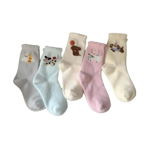 NATTY Air Dog 5 Pack Women's MID Ankle Socks