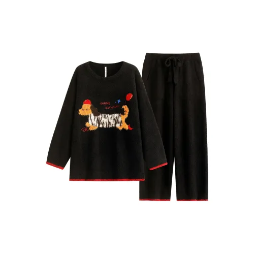 YUENEI 24526 Ink Black Женские Пижамные комплекты