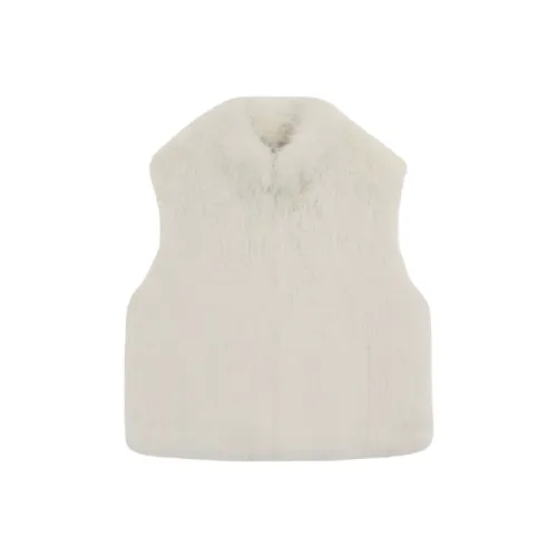 TSKIU Экрю Женские жилеты