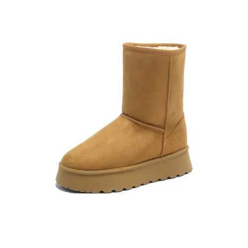 Budding Bear Термостойкие Аbrasion-Resistant Противоскользящие Высокие Сноубутсы Женские