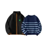 [Thickened и с флисовой подкладкой] Однотонный черный + Однотонный темно-синий