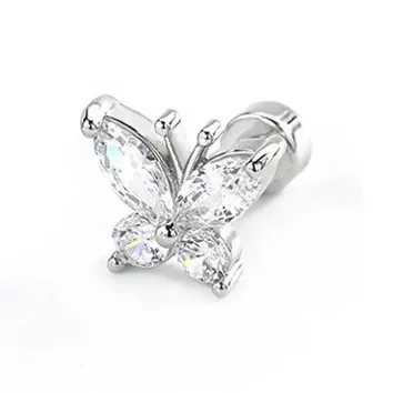 Daisy Dream Титановые стальные серьги-гвоздики женские