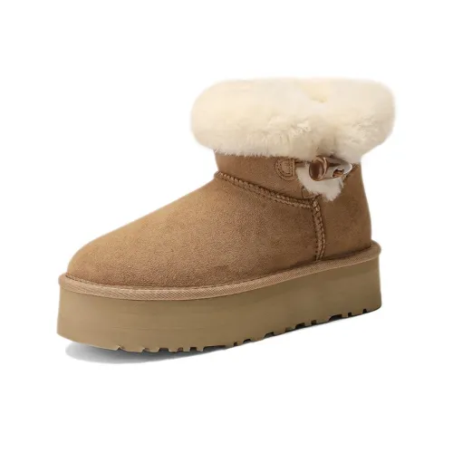 MUKALUO Термический Износостойкий Амортизирующий Увеличивающий Высоту Противоскользящий Короткий Снегокат Женские