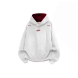 Бело-серый и красный