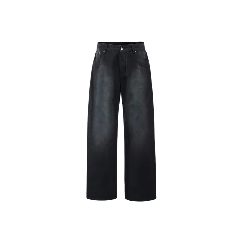 GB Черный Унисекс Джинсы