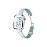 Haze Синий Круглый Ласточкин хвост Зернистая кожа Личи Магнитный Складной Ремень