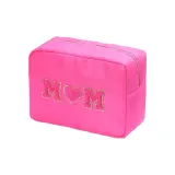 Розовый большой клатч 28*13*19