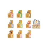 Целая коробка 9 штук