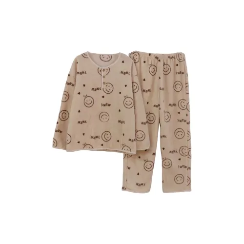 WANANNI Абрикос Женские Пижамные Комплекты