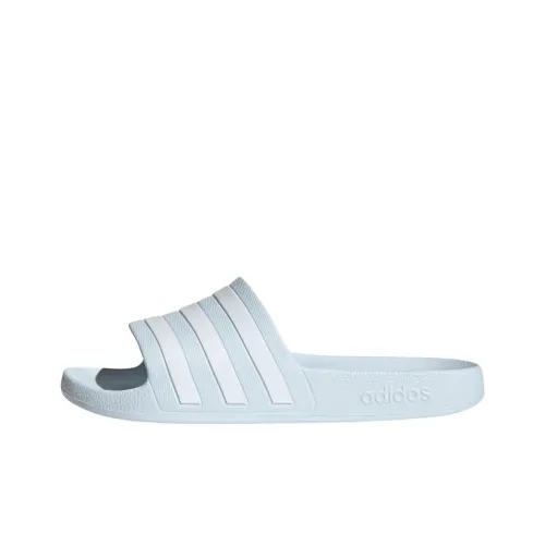 adidas Adilette Aqua Stitch Quiet Slippers Women's Light Blue White