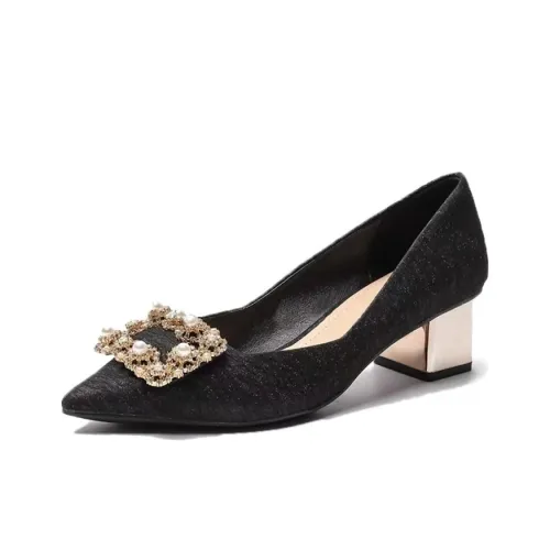 UAXBO Квадратный каблук Высокие каблуки Женские