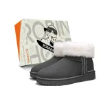 Серый с флисовой подкладкой