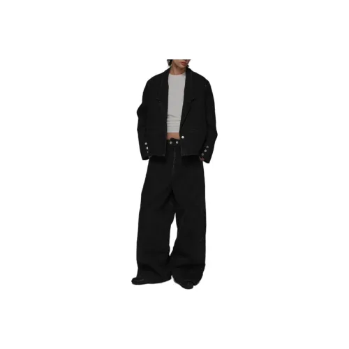 PROTEMOA Washed Jet Black Men's Business Suits PROTEMOA Промытый Jet Black Мужские Деловые Костюмы