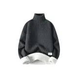 Серый с флисовой подкладкой