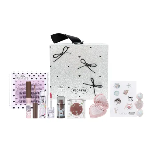 FLORTTE Radiant Starlight Коробка Набор для макияжа Easy to Blend Natural 9 штук Комплект