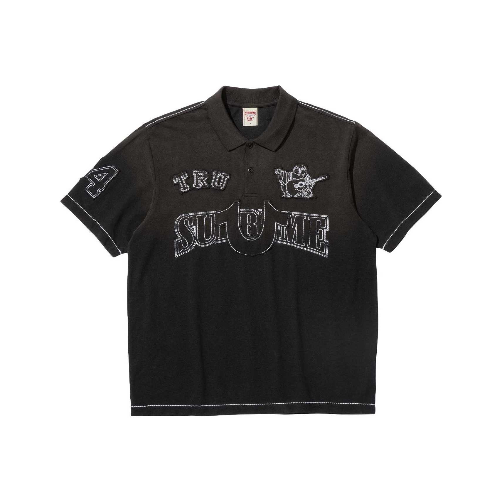 supreme×true religionポロシャツ黒 値下げコメントで可能 中古・古着通販】Supreme (シュプリーム) True Religion Applique Polo