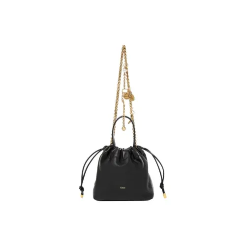 Chloe Sheepskin Bag Mini Women's Black