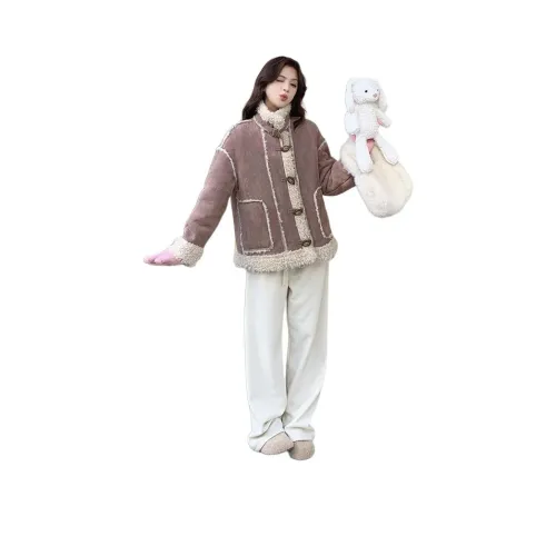 LAOYECHE Бархат Feel Пальто Женское