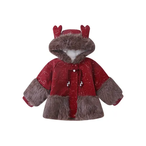 WEILAIZHIXING Бургунди Предшкола Натуральный и Искусственный Мех