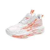 Белый, оранжевый, кожа, верх