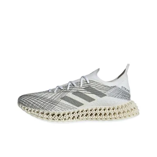 Adidas 4D FWD Противоскользящие устойчивые к истиранию низкий топ беговые кроссовки мужские белые