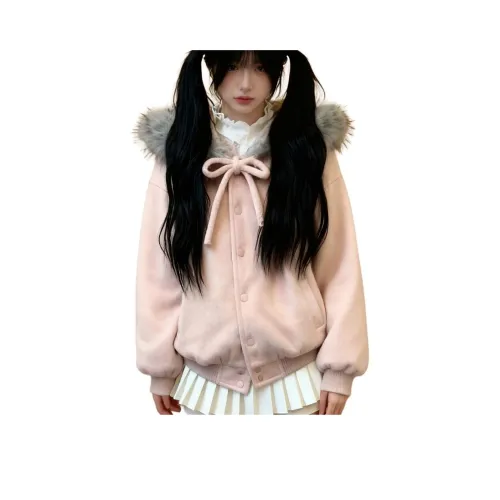 BRG Розовый Женские пуховики