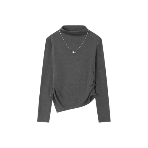 XWI Темный Фотиния Серый Женские T-Рубашки