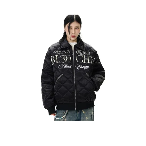 BRG Черный Женские пуховики