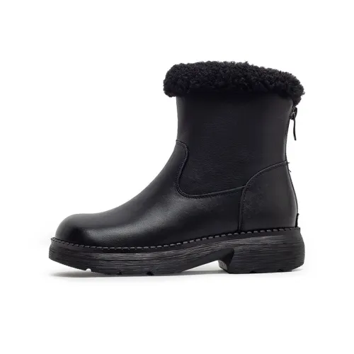 CHIBANG Короткий MID Голень Мартин Boot 4CM Женские