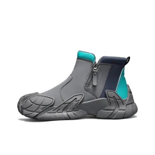 Warrior Короткий ботинок Martin Мужской Серый Синий Серый Синий