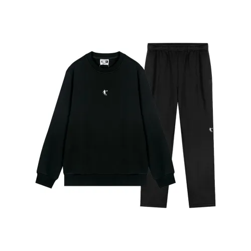 QIAODAN Флисовый спортивная одежда мужская черная