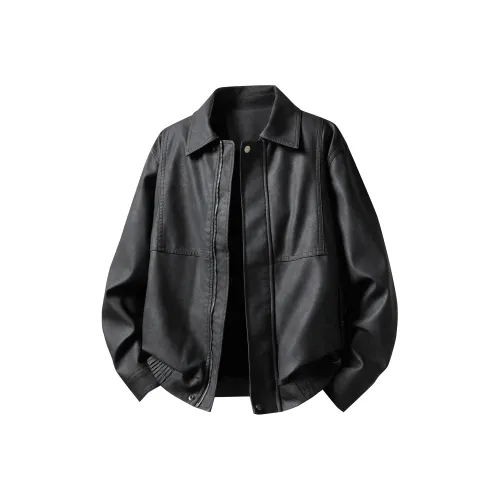 RIEZU Мужские кожаные куртки