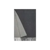 Серый, двусторонний, двухцветный шарф