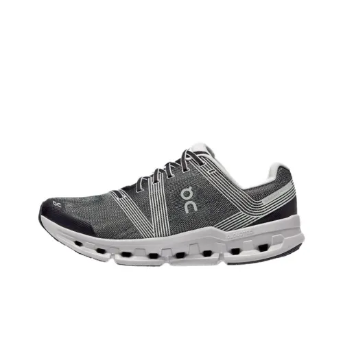 On Cloudgo Low Топ Беговые кроссовки Мужской Черный Ледниковый серый